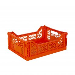 Aykasa folding box, midi 40 x 30 x 14 cm, PP, orange