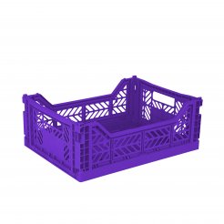 Aykasa folding box, midi 40 x 30 x 14 cm, PP, violet