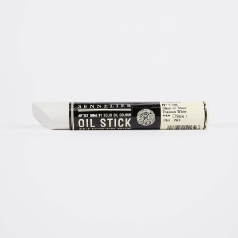 Sennelier solido solido olio vernice ad olio Stick olio Ø 20 mm, l=130 mm, 38 ml, bianco titanio (116)