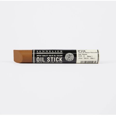 Sennelier feste Ölfarbe Oil Stick Ø 20 mm, l = 130mm, 38 ml, Siena Natur (208)