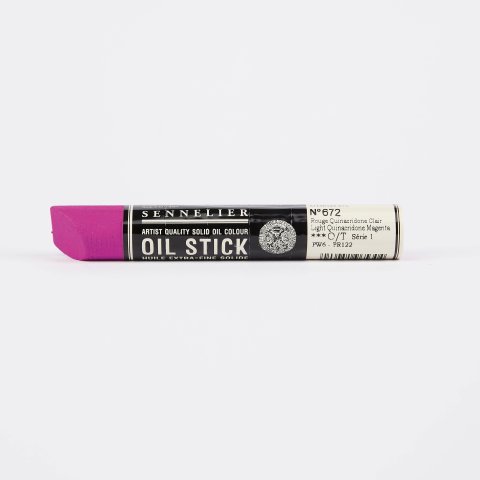 Sennelier feste Ölfarbe Oil Stick Ø 20mm, l=130 mm, 38 ml, Chinacridonrot hell (672)