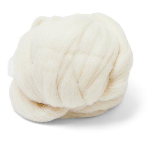 Hilo grueso 200 g, 100% lana merino, 10 m, blanco roto