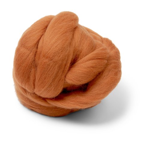 Chunky yarn 200 g, 100% merino wool, 10 m, ginger
