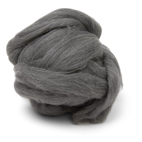 Chunky Garn 200 g, 100 % Wolle (Merino), 10 m, grey mix