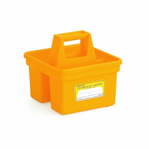 Penco Werkzeugkasten Storage Caddy, tragbar, klein 12,9 x 12,5 x 11,5 cm, gelb
