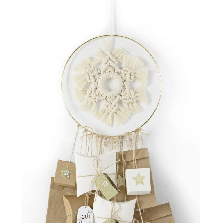 Adventskalender Set, "Makramee"