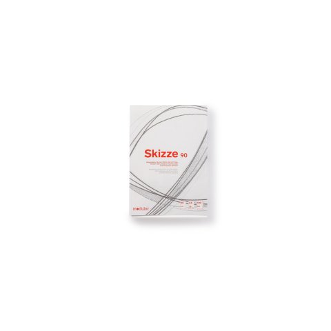 Modulor Skizzenblock Skizze 90 g/m² weiß, 148 x 210 mm, DIN A5, 100 Blatt