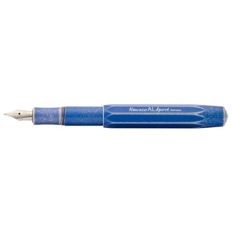 Kaweco fountain pen Al Sport stonewashed blue, incl. short case