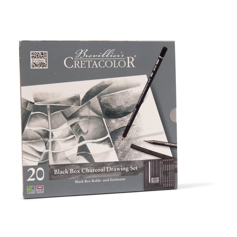 Cretacolor Black Box charcoal and drawing set