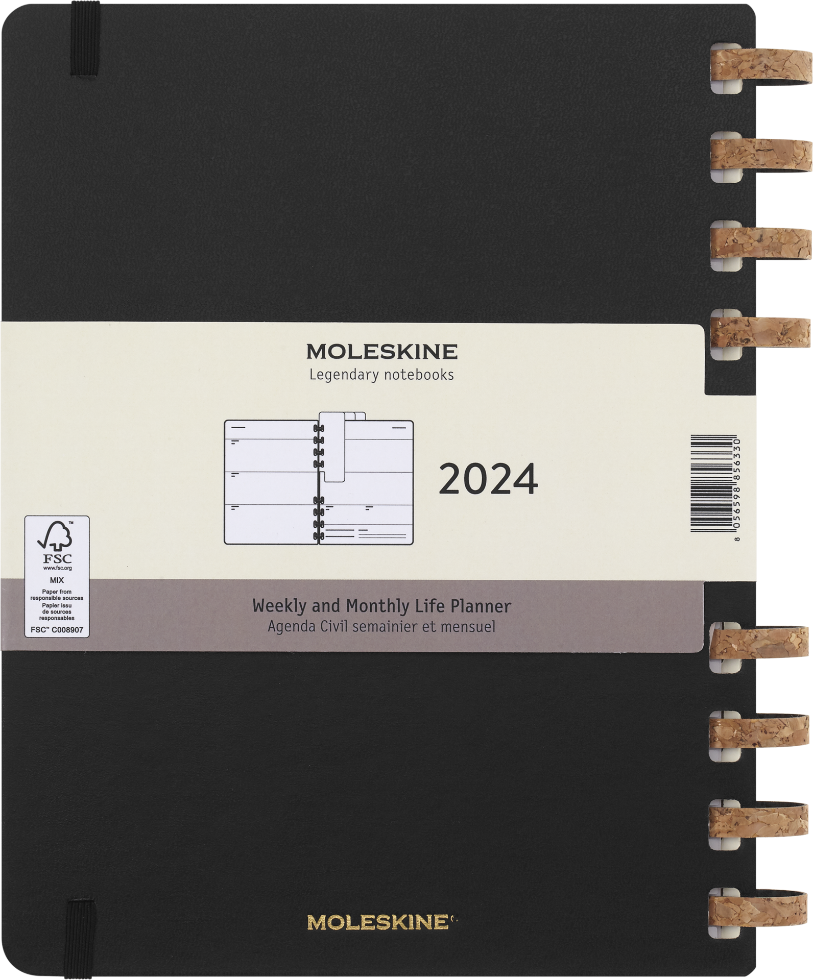 Moleskine 2024 Notebook, Beginning January, 12 Months, Spiral Life Planner,  XL Size, Keep Your Daily Tasks,To-do Lists and Ideas - AliExpress