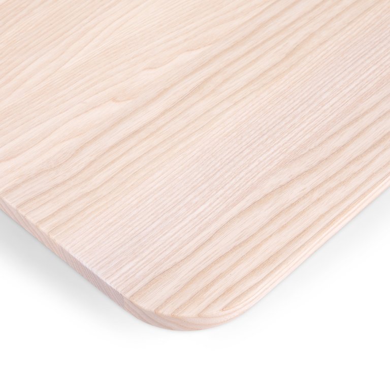 Modulor tablero de madera maciza de fresno, canto biselado 25 (corte disponibiles)