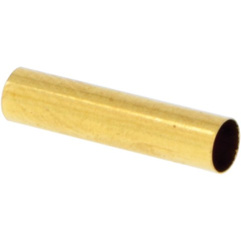 Macramé accessories Metal tube, ø 6 mm, l = 30 mm, 15 pieces, gold