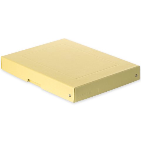 Aufbewahrungsschachtel PureBox, genietet 42 x 242 x 322 mm, für DIN A4, gelb