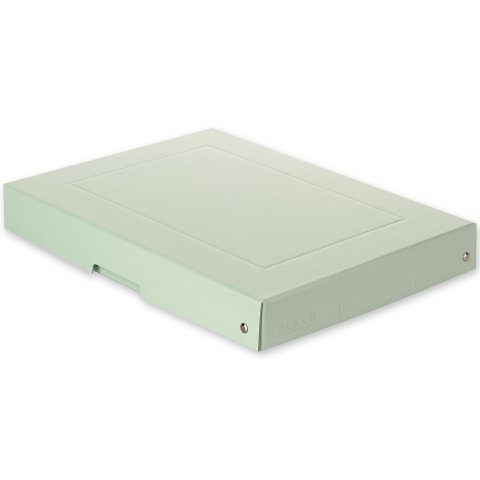 PureBox storage box, riveted 42 x 242 x 322 mm, for DIN A4, green