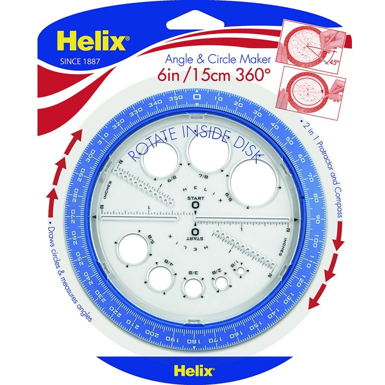 Helix Winkel- und Kreisschablone