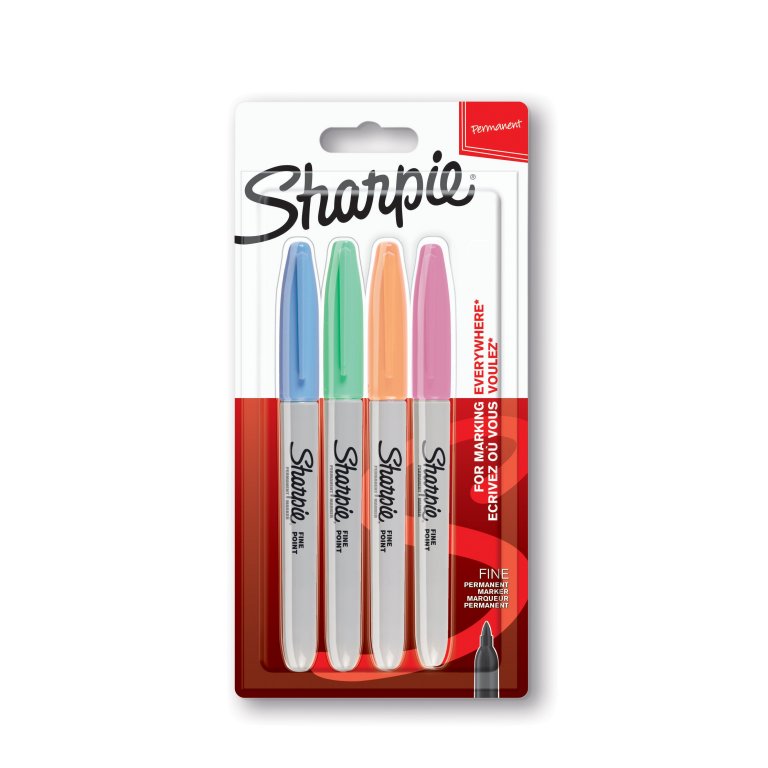 Sharpie F permanent marker, pastel, set