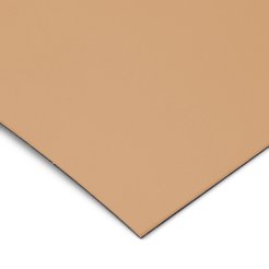 Muestra de color del tablero DIN A6 Linóleo de mesa, 2 mm, 4001 beige claro