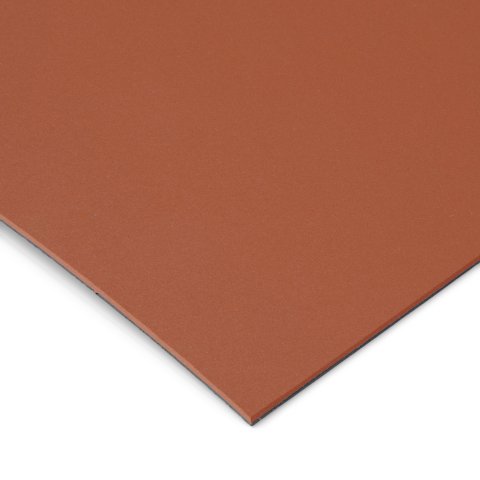 Farbmuster Tischplatte DIN A6 Tischlinoleum, 2 mm, 4008 Brick