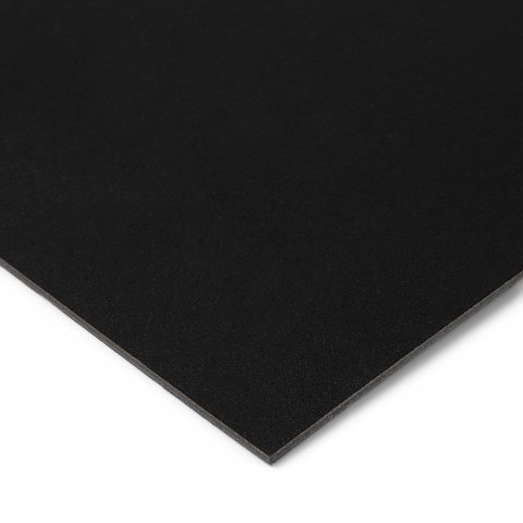 Color sample table top DIN A6 Table linoleum, 2 mm, 4023 black