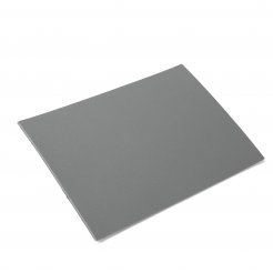 Muestra de color del tablero DIN A6 Linóleo de mesa, 2 mm, 4132 gris medio