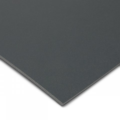 Color sample table top DIN A6 Table linoleum, 2 mm, 4155 dark gray