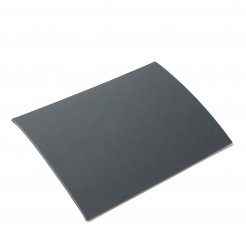 Muestra de color del tablero DIN A6 Linóleo de mesa, 2 mm, 4155 gris oscuro
