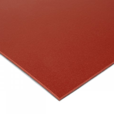 Color sample table top DIN A6 Table linoleum, 2 mm, 4164 red