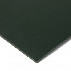 Muestra de color del tablero DIN A6 Linóleo de mesa, 2 mm, 4174 verde oscuro