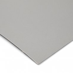 Farbmuster Tischplatte DIN A6 Tischlinoleum, 2 mm, 4175 hellgrau