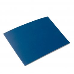 Muestra de color del tablero DIN A6 Linóleo de mesa, 2 mm, 4181 azul índigo