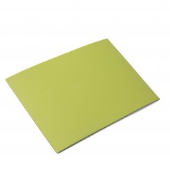 Muestra de color del tablero DIN A6 Linóleo de mesa, 2 mm, 4182 kiwi