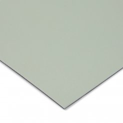 Farbmuster Tischplatte DIN A6 Tischlinoleum, 2 mm, 4183 seegrün,