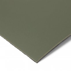 Farbmuster Tischplatte DIN A6 Tischlinoleum, 2 mm, 4184 moorgrün