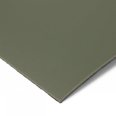Campione di colore da tavolo DIN A6 Linoleum da tavolo, 2 mm, 4184 verde brughiera