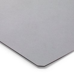 Farbmuster Tischplatte DIN A6 Melamin/HPL 0,8 mm, SD geperlt matt, platingrau