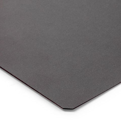Color sample table top DIN A6 Melamine 0.8 mm, SD pearled matt, graphite gray