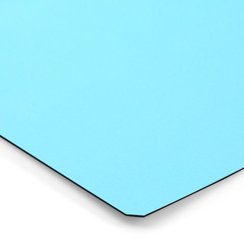Color sample table top DIN A6 Melamine/HPL 0.8 mm, SD pearled matt, cirrus