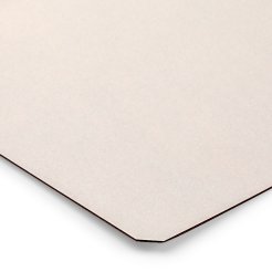 Muestra de color del tablero DIN A6 Melamina/HPL 0,8 mm, SD perlado mate, beige claro