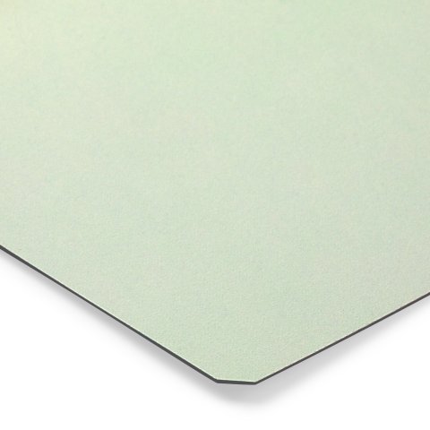 Color sample table top DIN A6 Melamine/HPL 0.8 mm, SD beaded matt, sage
