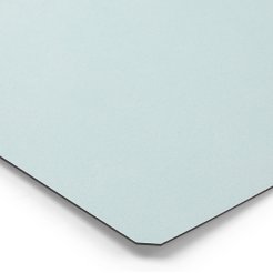 Muestra de color del tablero DIN A6 Melamina/HPL 0,8 mm, SD perlado mate, horizontal