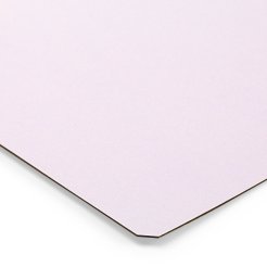 Muestra de color del tablero DIN A6 Melamina/HPL 0,8 mm, SD perlado mate, rosa