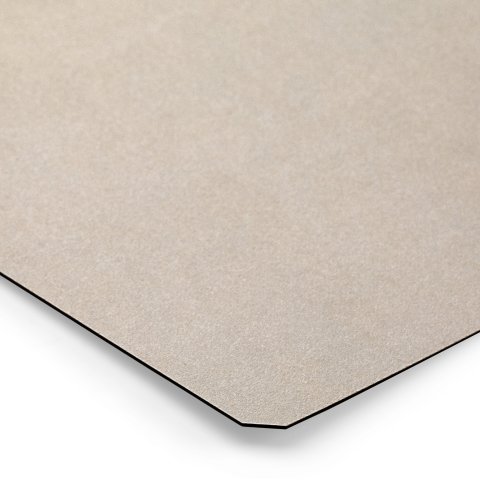 Campione di colore da tavolo DIN A6 Melaminico/HPL 0,8 mm, perline SD opache, beige