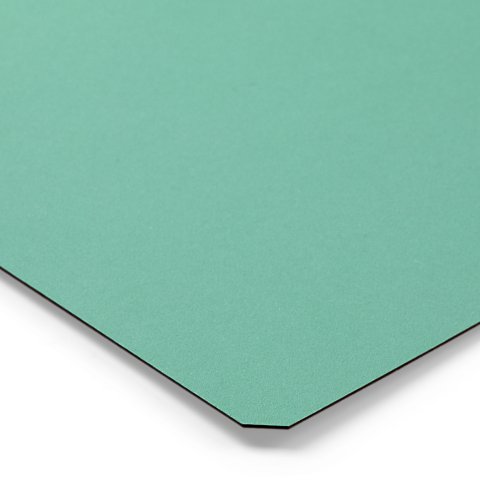 Farbmuster Tischplatte DIN A6 Melamin/HPL 0,8 mm, SD geperlt matt, agave