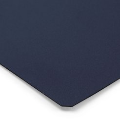 Muestra de color del tablero DIN A6 Melamina/HPL 0,8 mm, SD perlado mate, azul oscuro