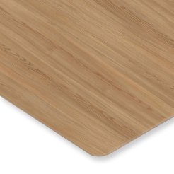 Farbmuster Tischplatte DIN A6 HPL 0,8 mm, NW struktur matt, eiche
