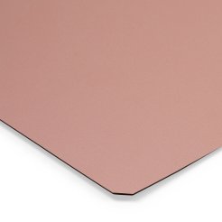 Farbmuster Tischplatte DIN A6 Melamin/HPL 0,8 mm, SD geperlt matt, blush