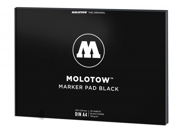 Molotow Black Pad, 150 g/m², schwarz