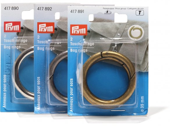 Prym Taschenringe (Befestigung für Taschengriffe)