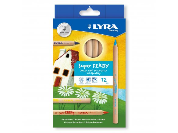 Lyra Buntstift Super Ferby Natur, 12er-Set