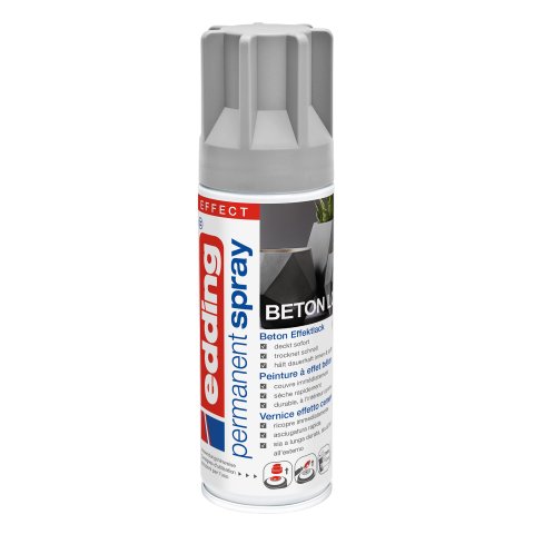 Edding 5200 Permanentspray, matt Dose 200 ml, Premium-Acryllack, betoneffekt
